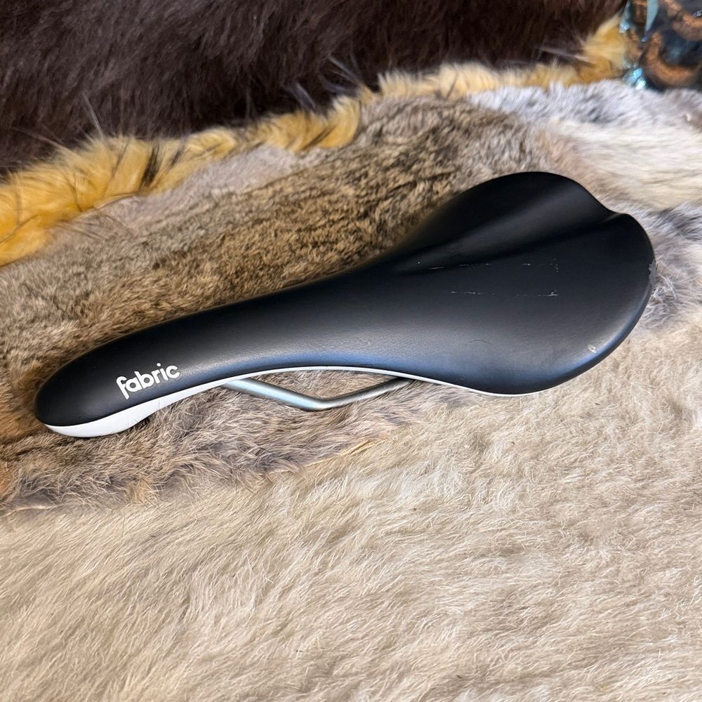 Fabric Black Bicycle Saddle (6018) View 2